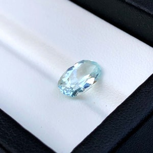 Blue aquamarine ,Santa Maria, aquamarine minerals, aquamarine stone, aquamarine gemstones, jewelry, wedding gift ,aquamarine ring 1.60 CT