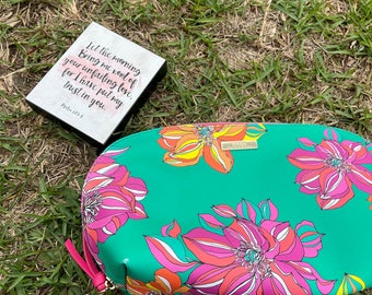 Trina Turk Floral Cosmetic Bag