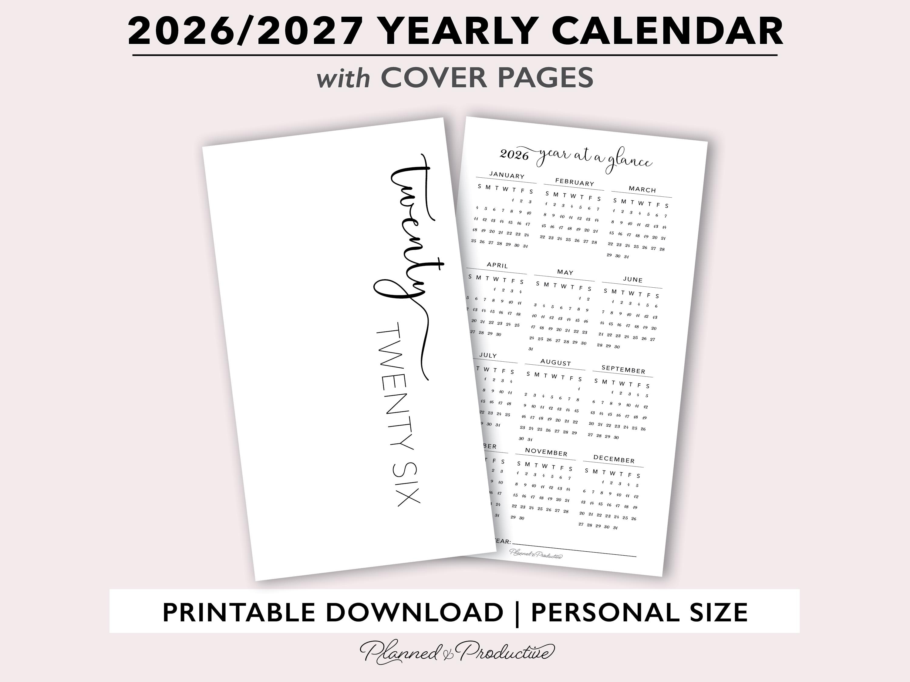 2025 calendar yearly - Etsy 日本