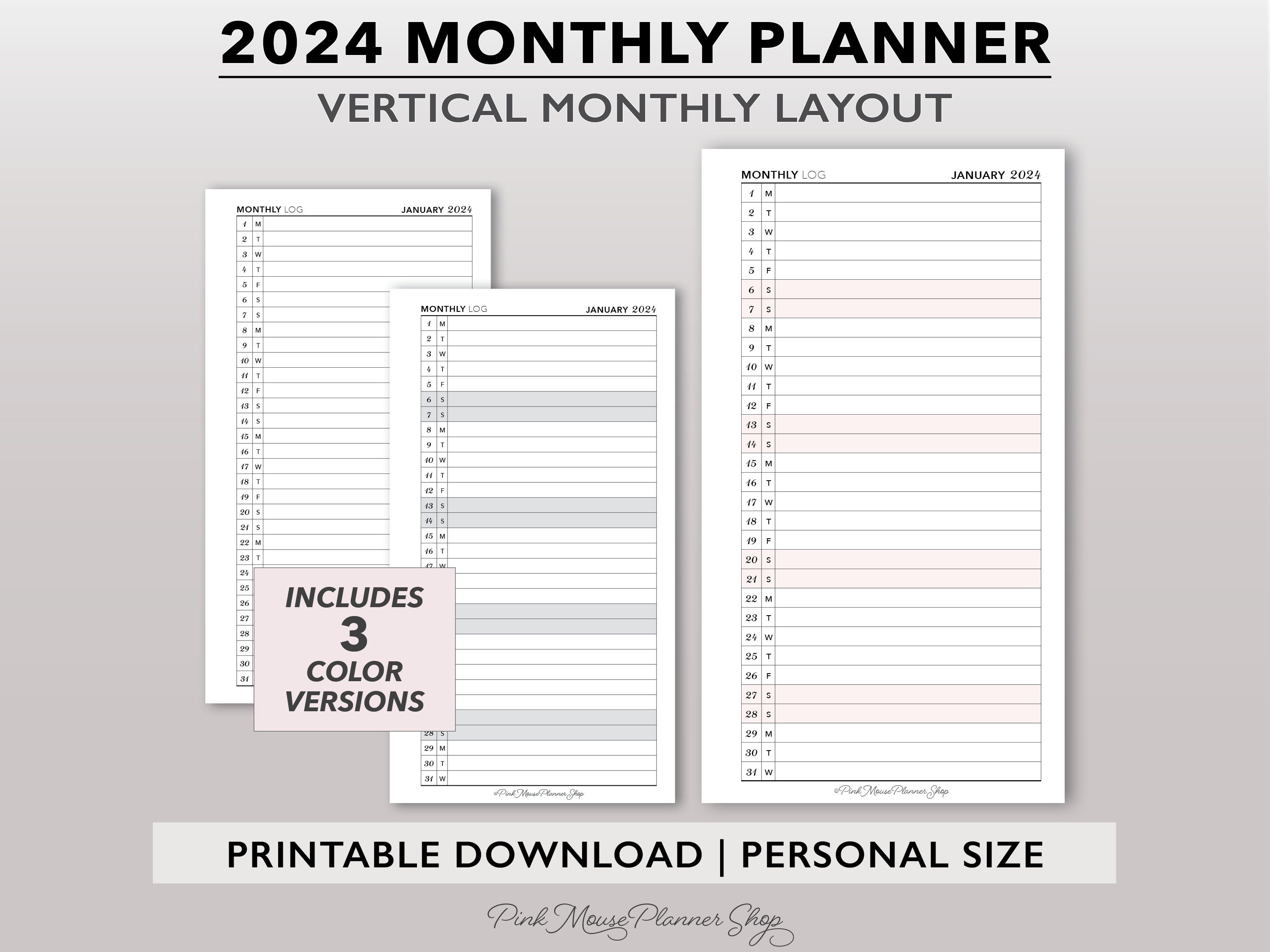 Column Calendars - Etsy