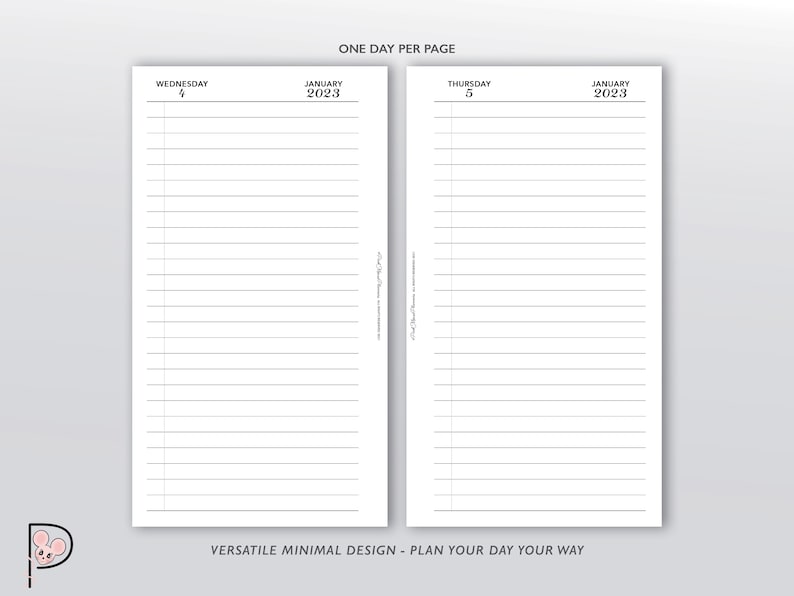2023 Dated Daily Lined Planner Printable Day Per Page Journal Etsy 2023 Dated Daily Lined Planner Printable Day Per Page Journal Etsy