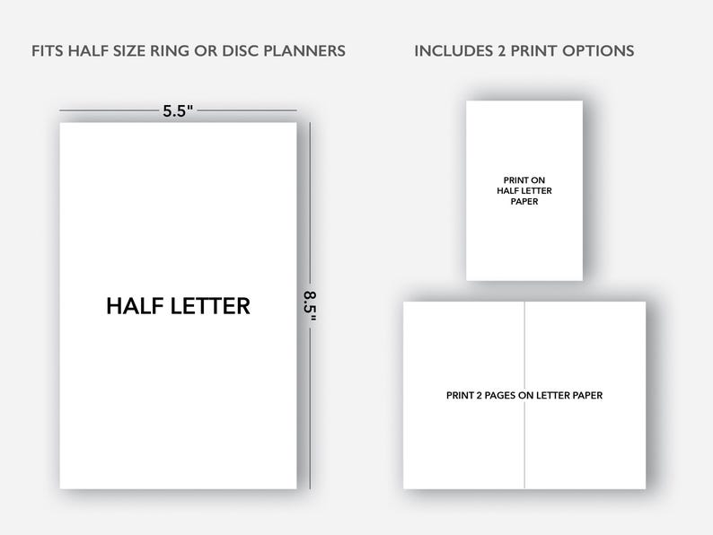 2026 Lined Daily Planner Inserts W/ Weekly Overview, Dated Day per Page ...