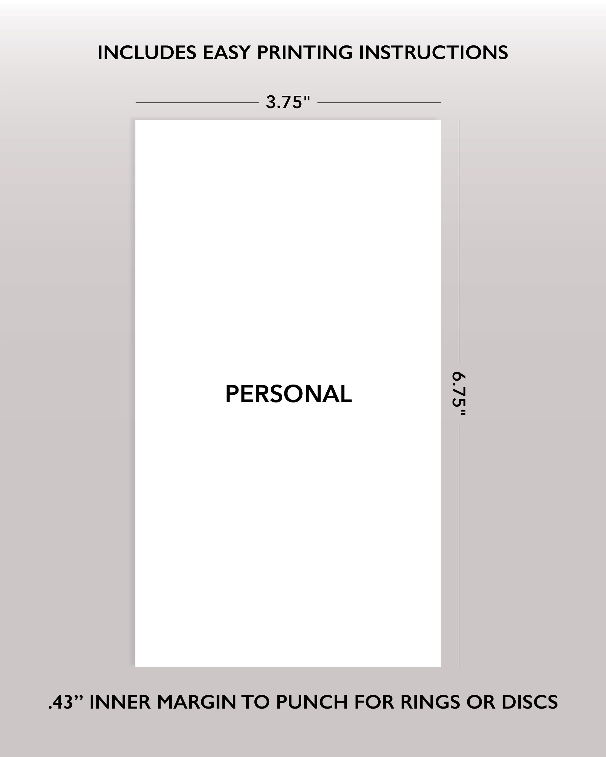 Undated Weekly Planner Printable, Vertical Week on 2 Page Layout, WO2P ...