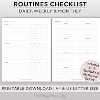 Routines - Etsy