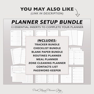 2025 Printable Monthly Planner Inserts, 2025 Monthly Calendar Refill ...