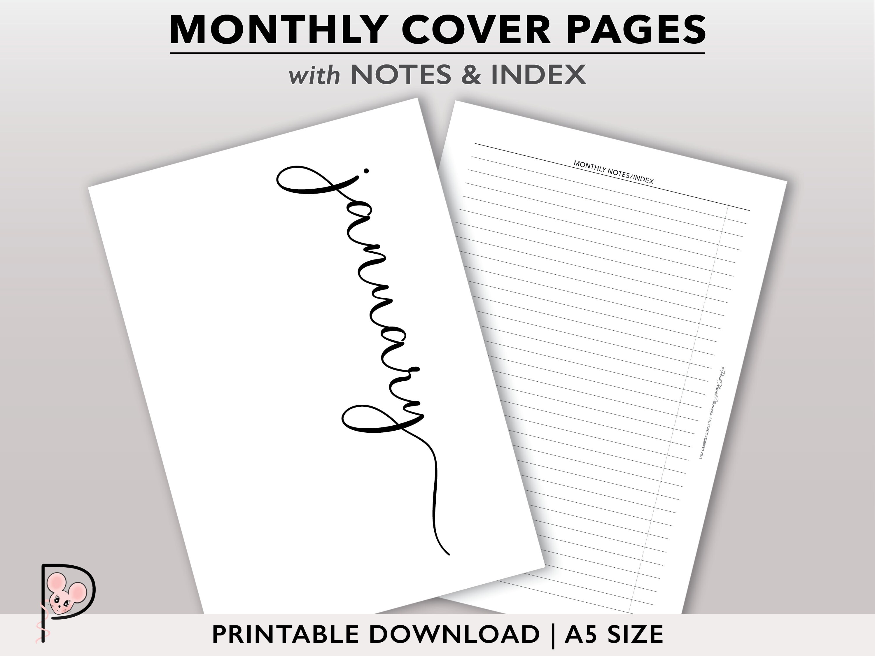 PAGE MARKER - Premium Vellum Page Marker for Planners – Queen City