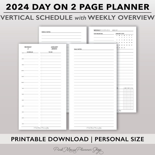 Printable Planner Pages - Etsy