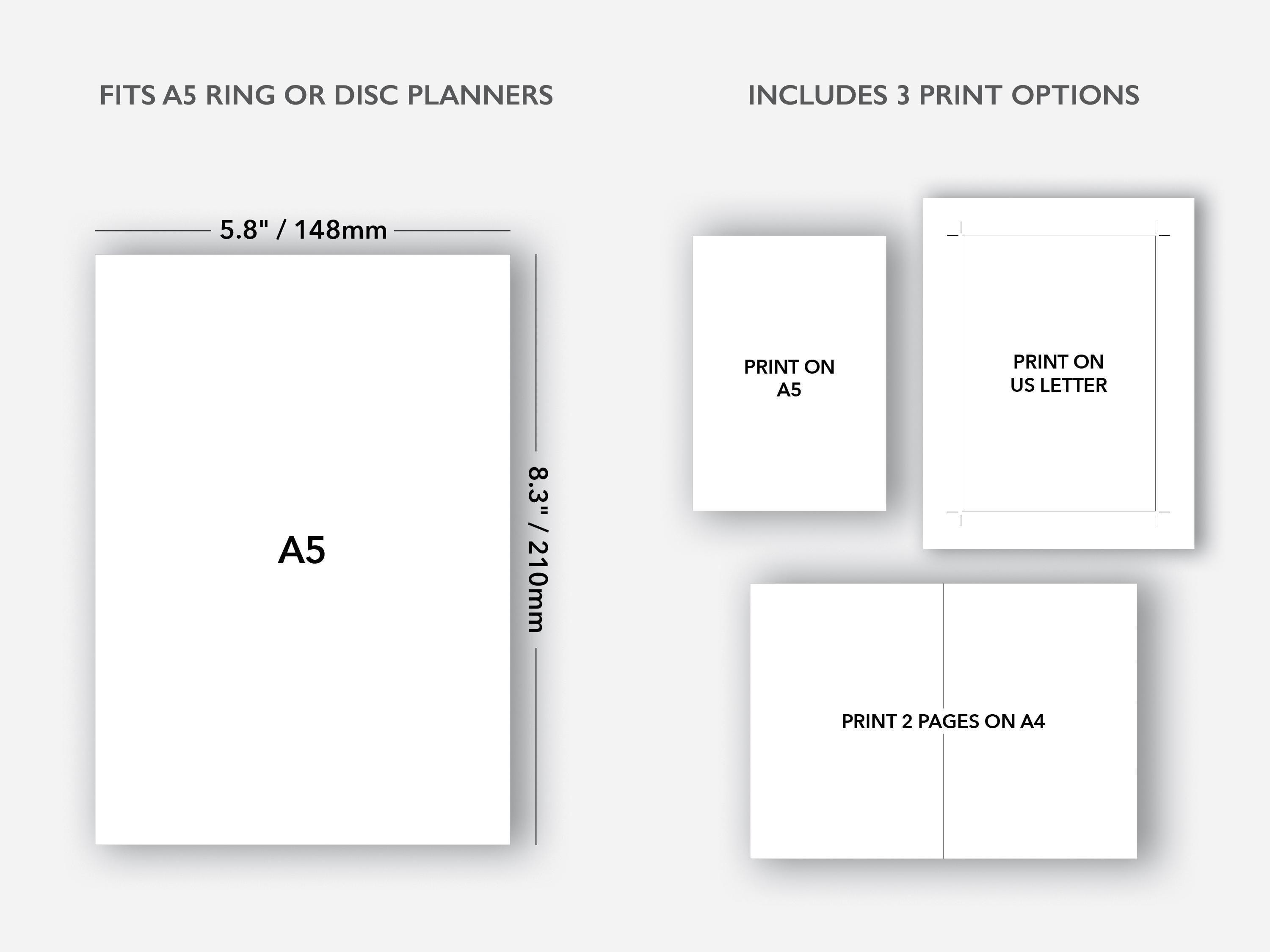 2026 Two Page per Day Daily Planner Printable W/ Weekly Dashboard ...