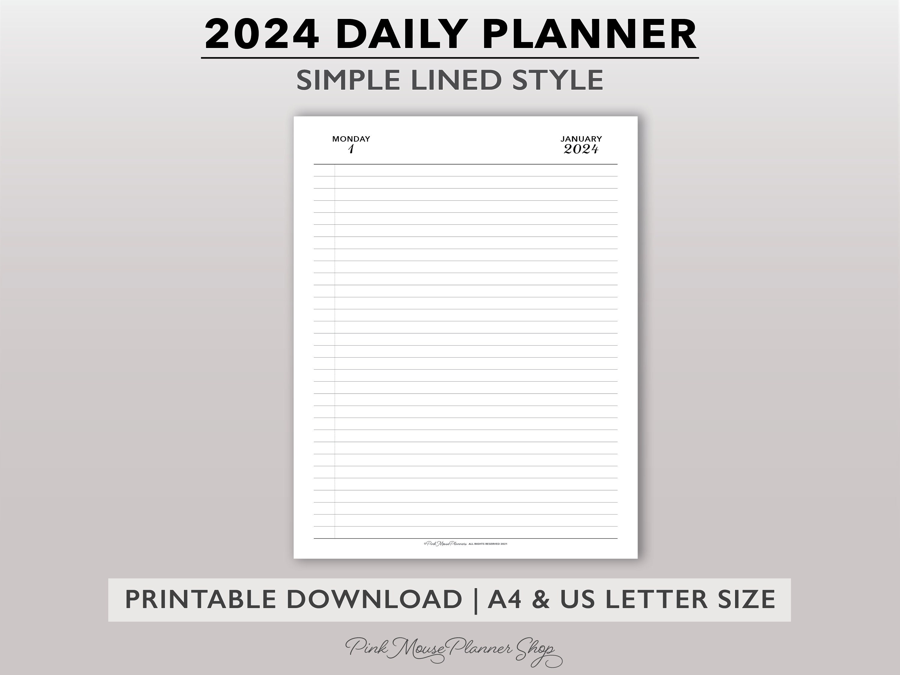 Lined 2.0 Planner Insert