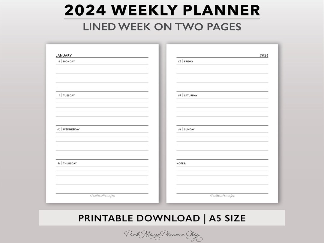 2024-lined-weekly-planner-printable-2024-planner-template-weekly-calendar-for-ringed-binders-a5-week-on-2-pages-ruled-agenda-refill-pdf-etsy