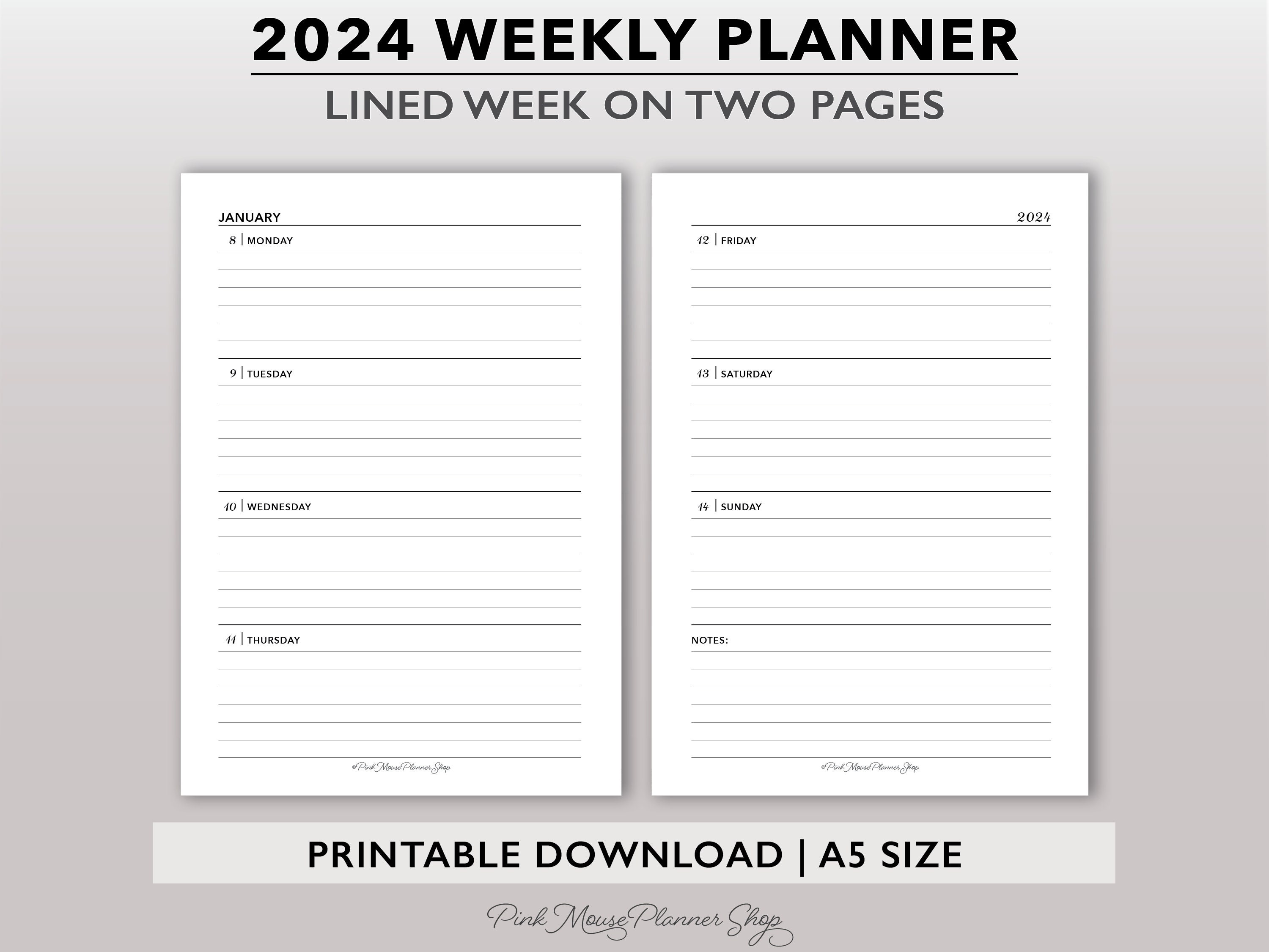 Today Planner Page Marker Ruler for 6 Ringed Agenda/discbound Agenda 