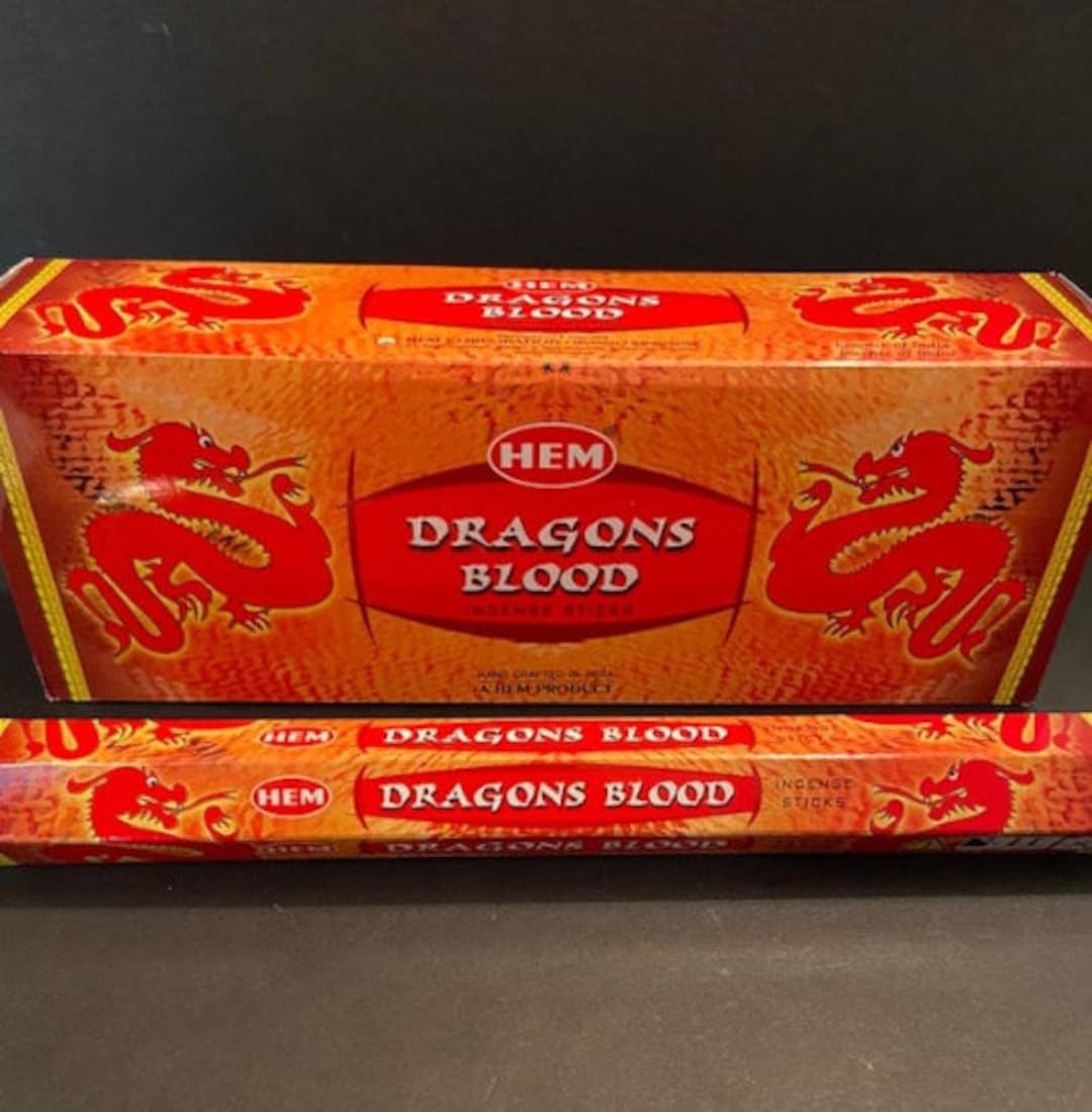 Hem Red Dragons Blood20 Sticks Incense Etsy