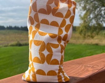Organic Cotton Eye Pillow: Lavender, Flax Seed, Aromatherapy