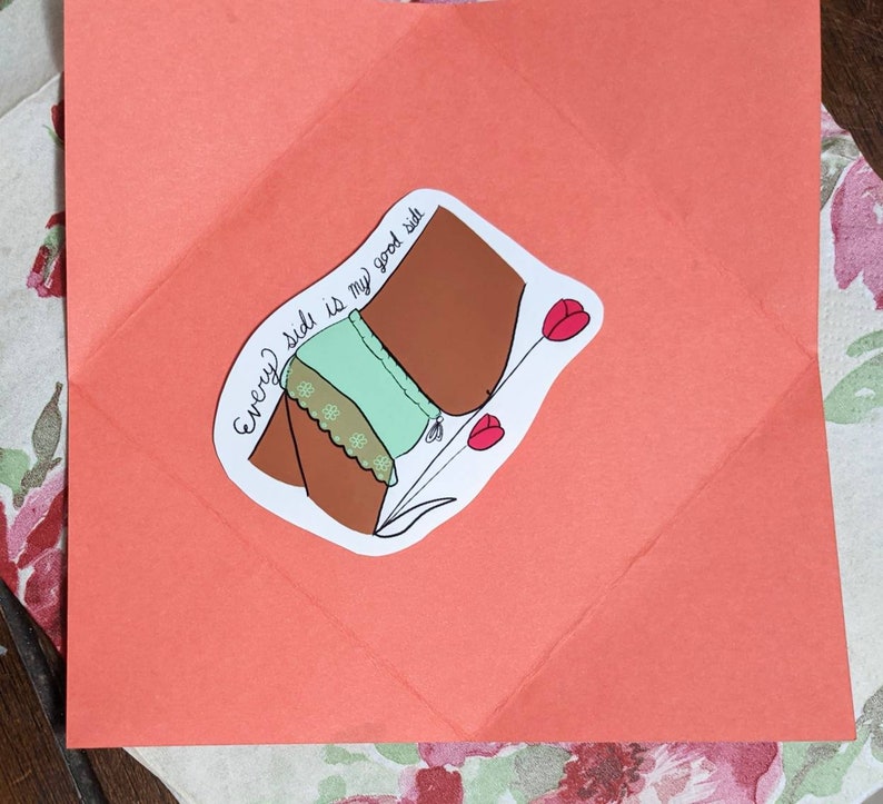 Every Side is My Good Side Body Positivity Feminism Etsy