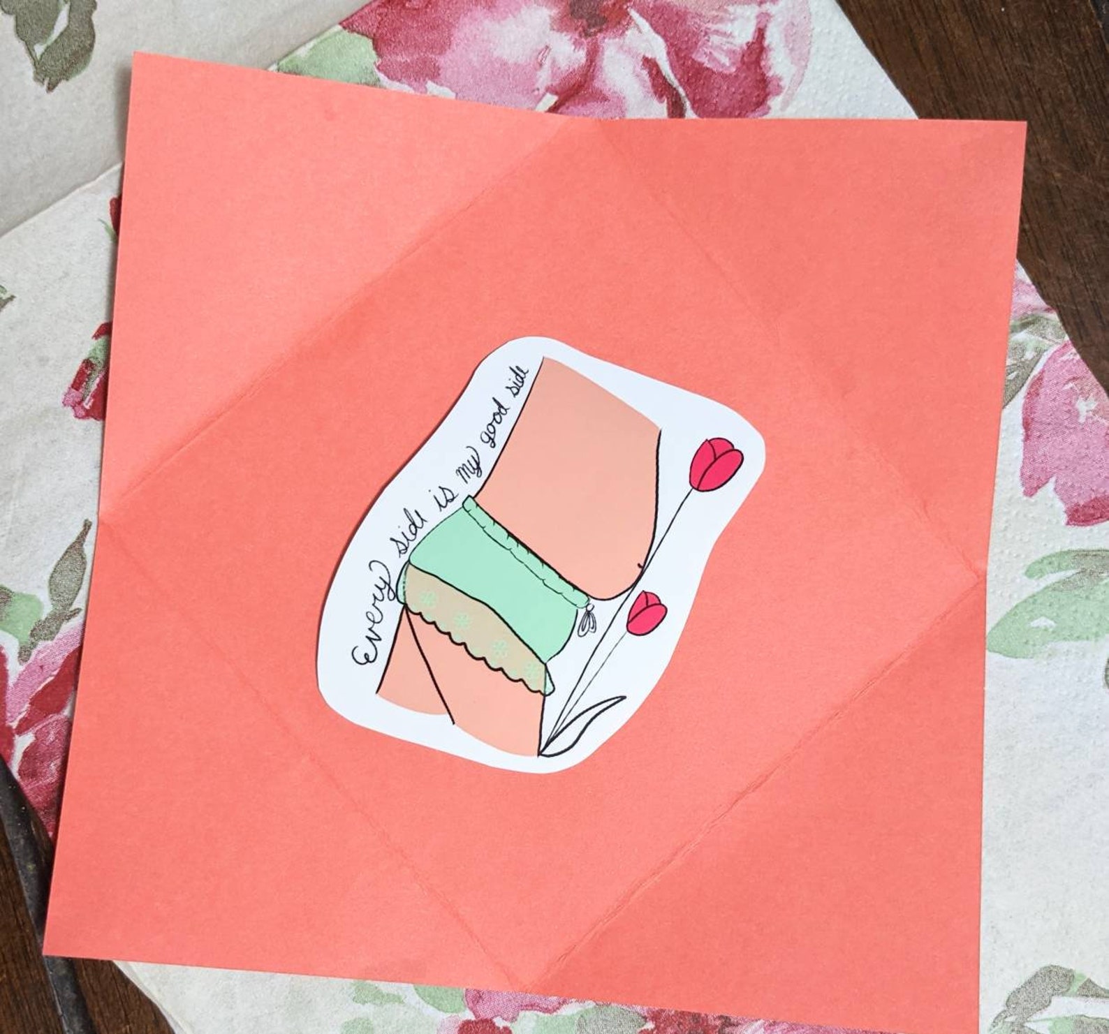 Every Side is My Good Side Body Positivity Feminism Etsy