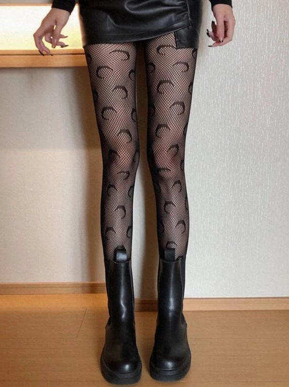 Witchy Moon Stockings Moon and Star 