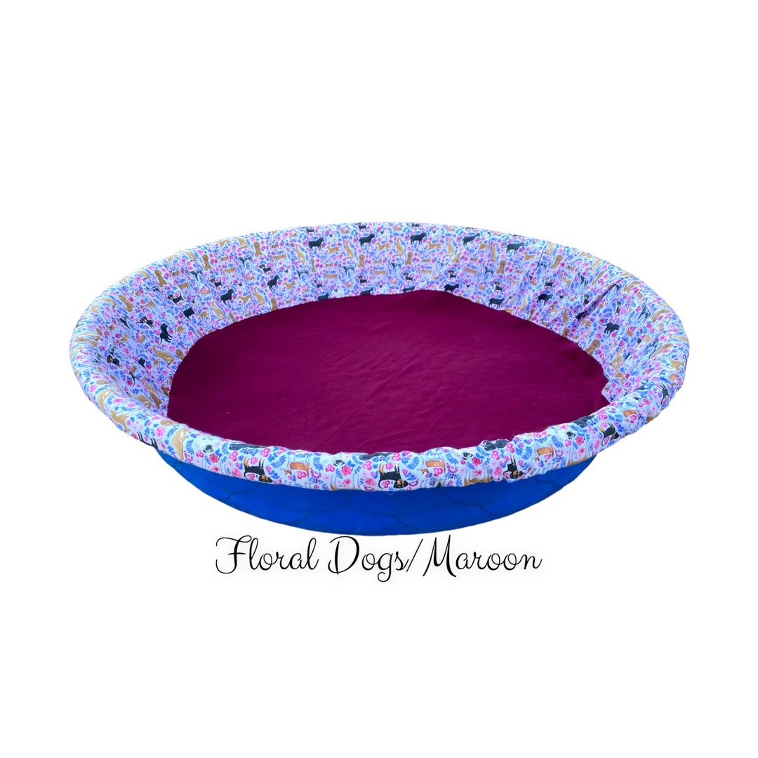 Fleece Whelping Kiddie Pool Liner for DIY Puppy Birth/dog Bedding