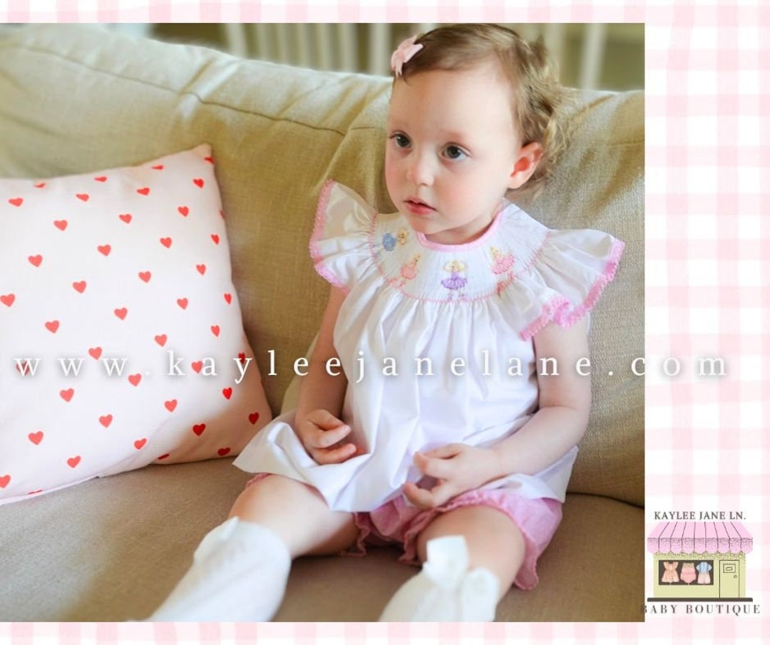 Petit Bebe Elizabeth Knit Angel Wing Bishop Bloomer Set main image 0
