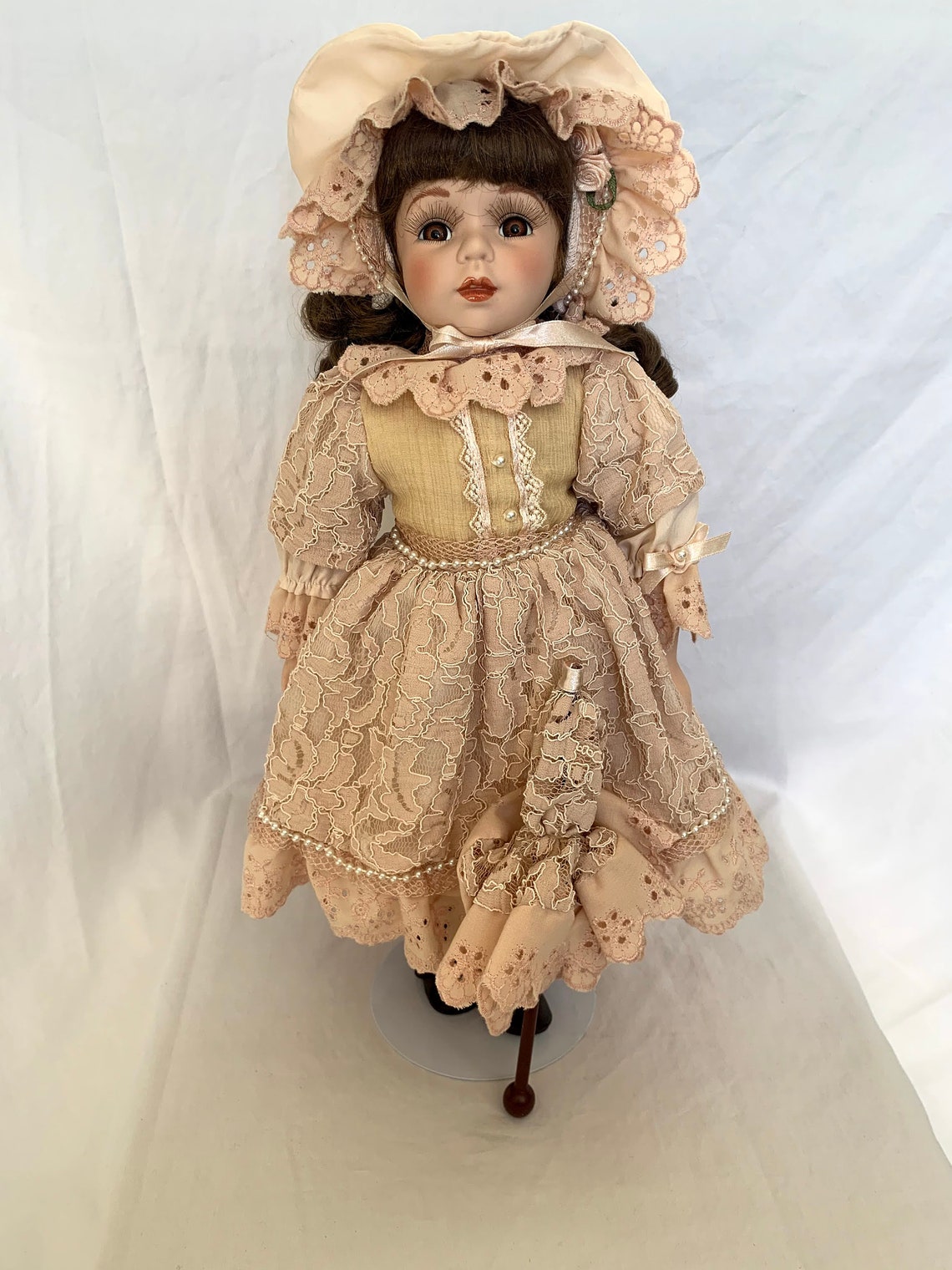 Vintage Madame Alexander Porcelain Doll 16 Inch Victorian Etsy