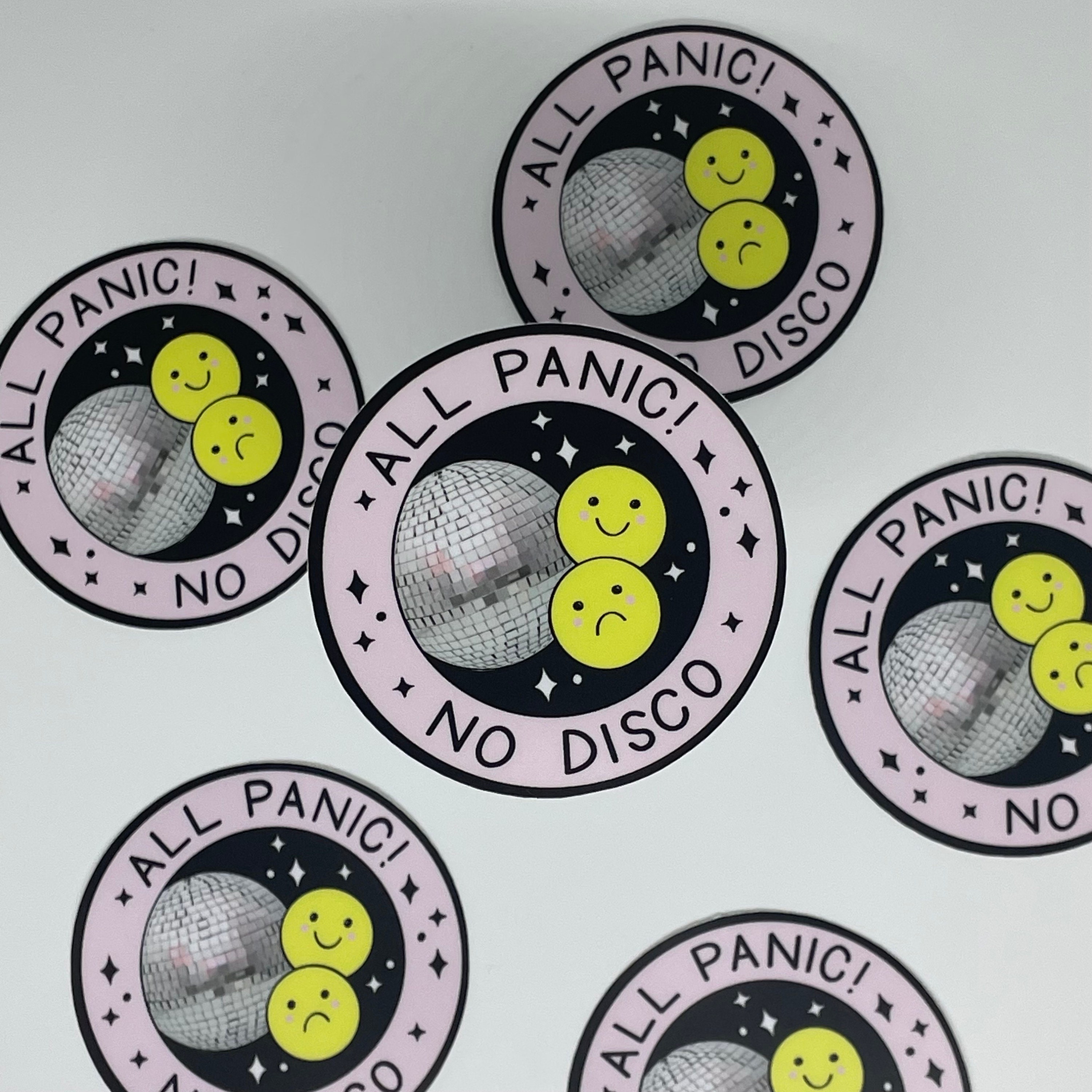 Disco Ball Sticker Pack (Varying Sizes) — Not Sorry Art