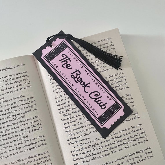 Bookmarks Card w/ Tassels Bookworms Reading Present Book Club Women Book  Lover