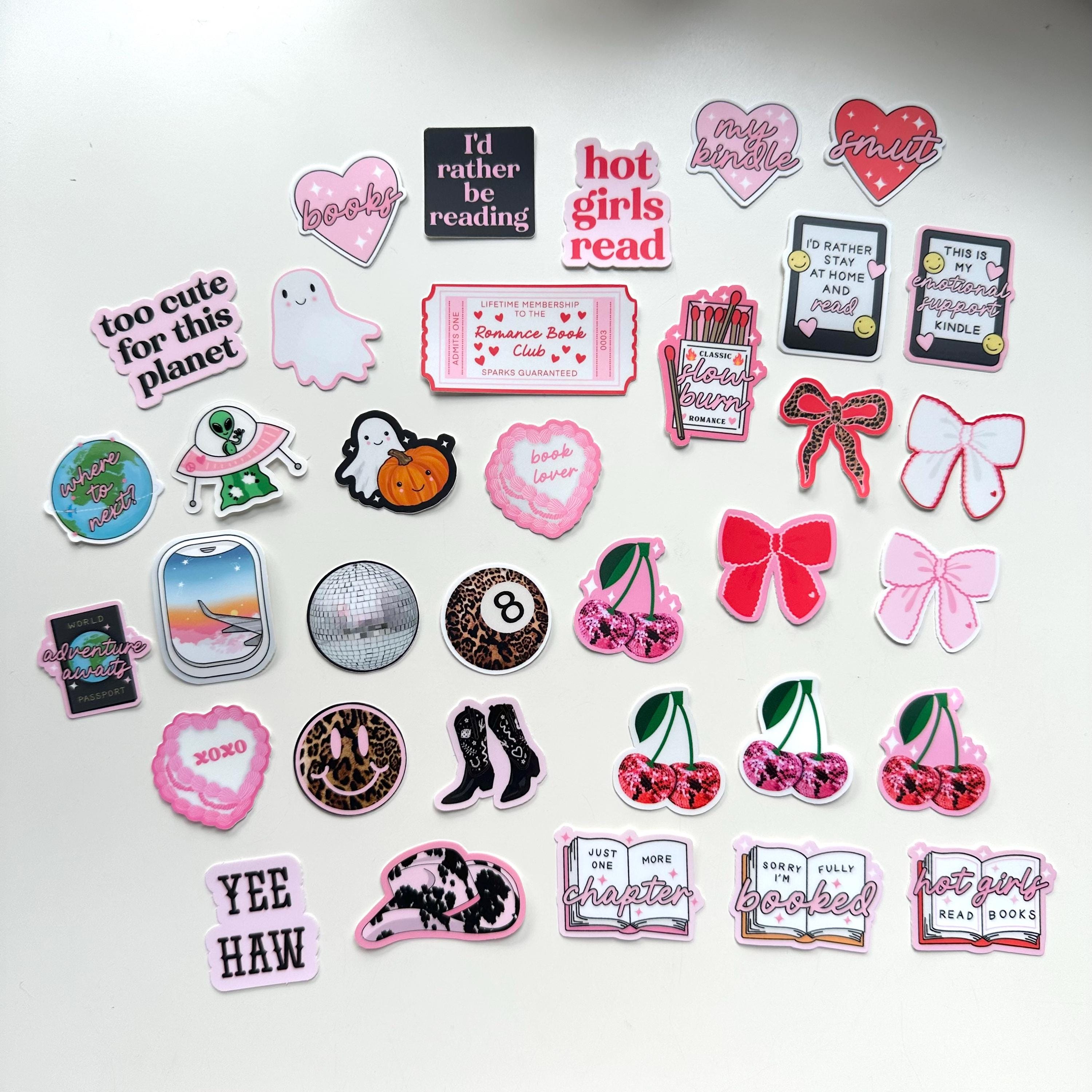 Mini Sticker Singles Book Kindle Disco Ball Cherries Smiley