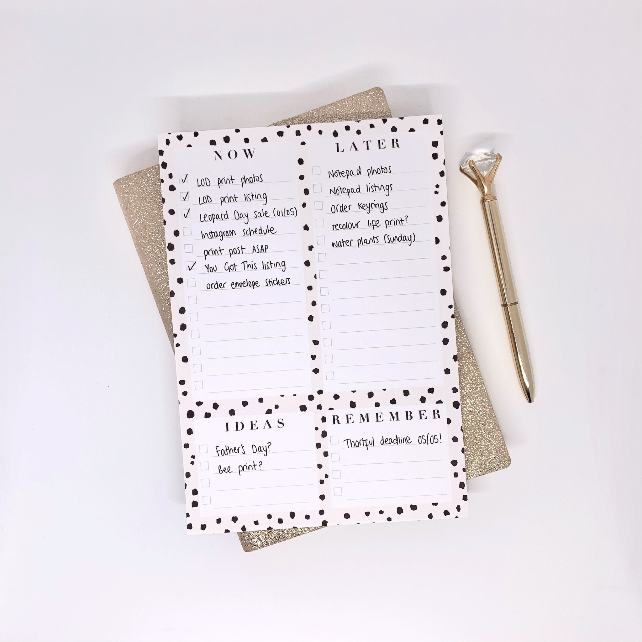 Quaderno per appunti strappabile piccolo taccuino piano giornaliero  orologio da libro nella lista dei Memo elenco