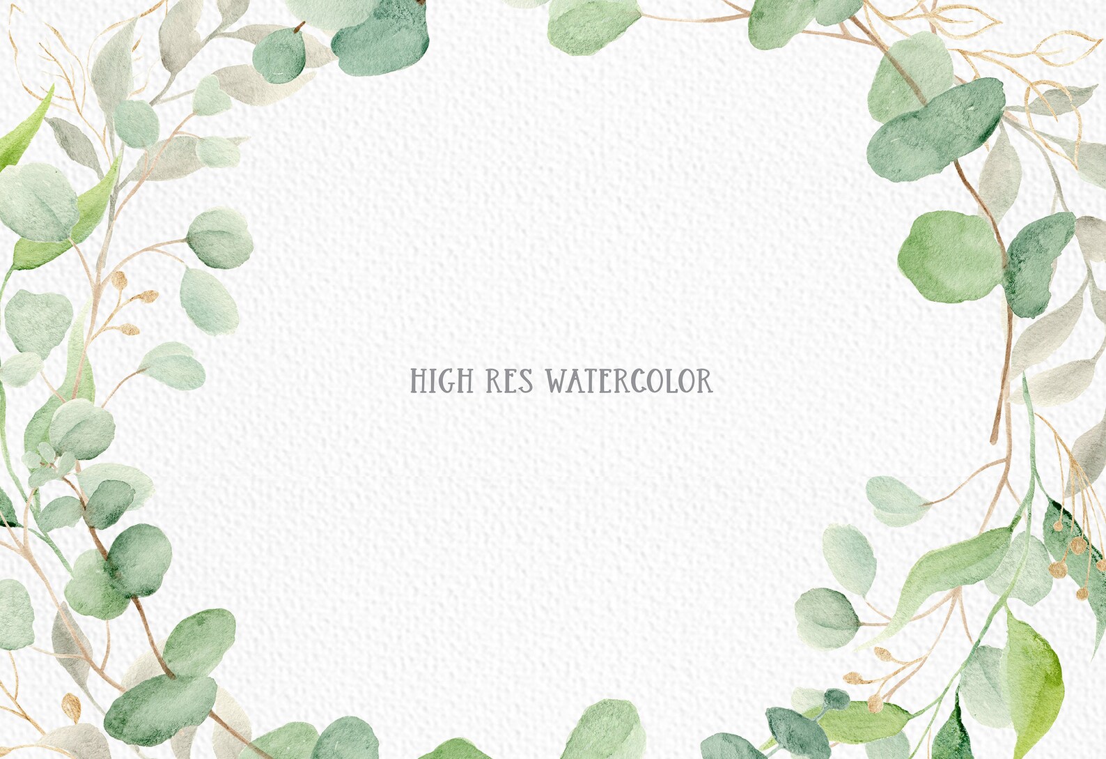 Watercolor Eucalyptus Wreath Clipart Greenery Wreath Png Watercolor ...
