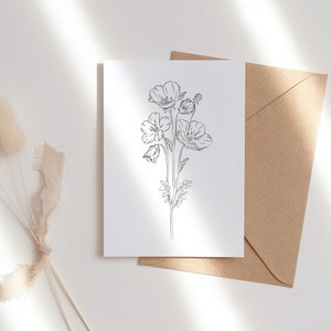 Line drawing baby blue eyes clip art wildflower png botanical clipart floral outline png flower bouquet png flower line art image 4