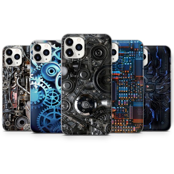 Industrial Motor Computer Design Phone Case Cover for iPhone 15 Pro Max 7,8  Samsung A20/30 S24 S9 S9, HUAWEI P30 Models A55 