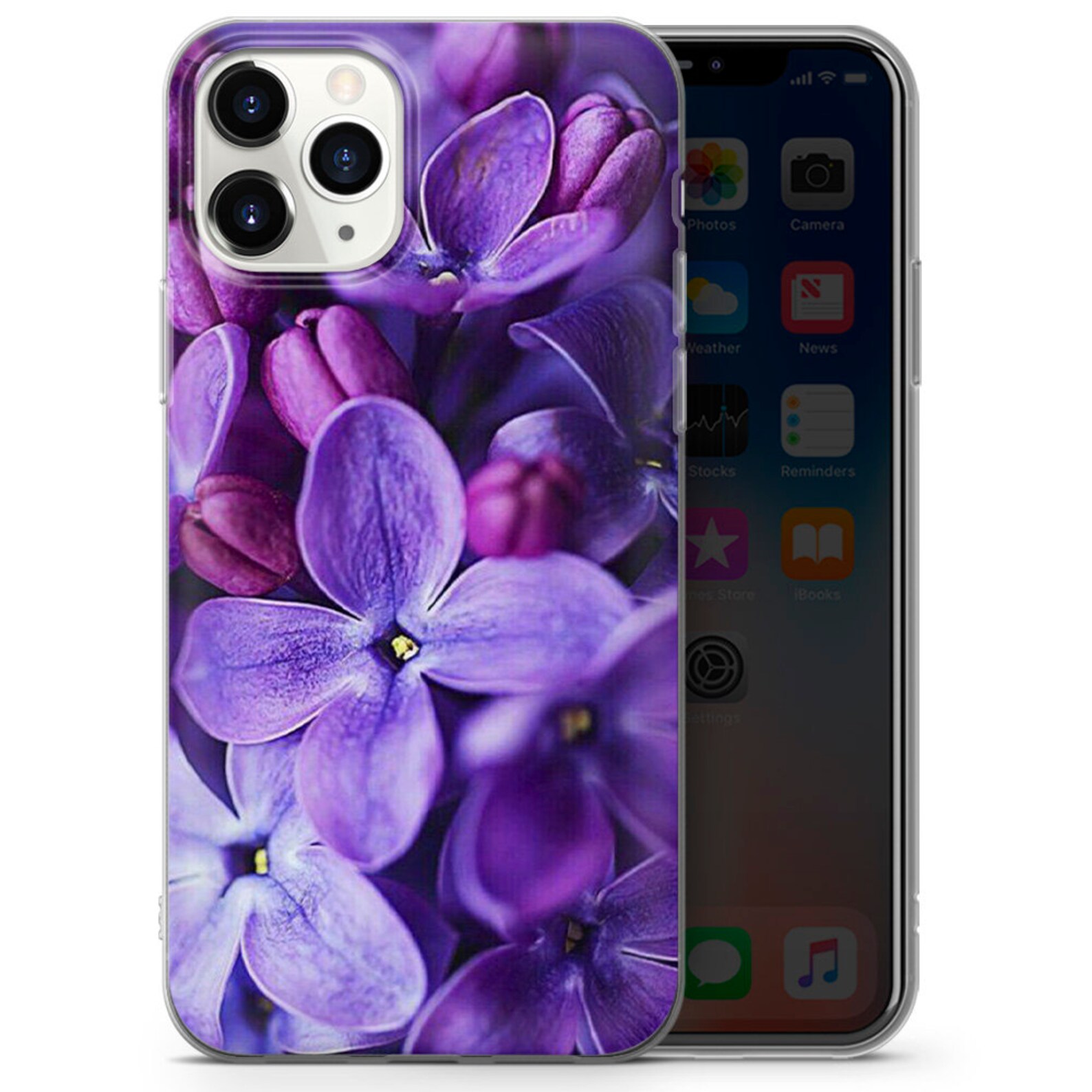 Lilac Beautiful Flower Phone Case Cover for iPhone 15 Pro Max Etsy