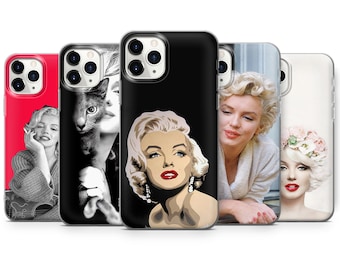 Marilyn Monroe Blonde Phone Case Cover for iPhone 16 Pro Max 7,8 Samsung A20/30 S24 S9 S9+, Perfect gift for HUAWEI P30 models A87