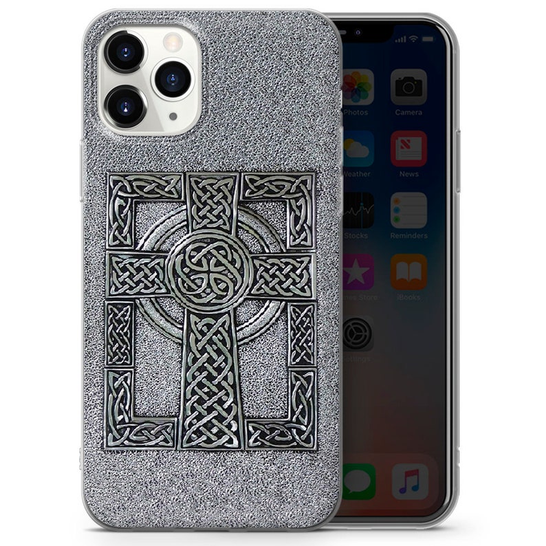 Celtic Cross Irish Design Phone Case Cover for iPhone 15 Pro Max 7,8