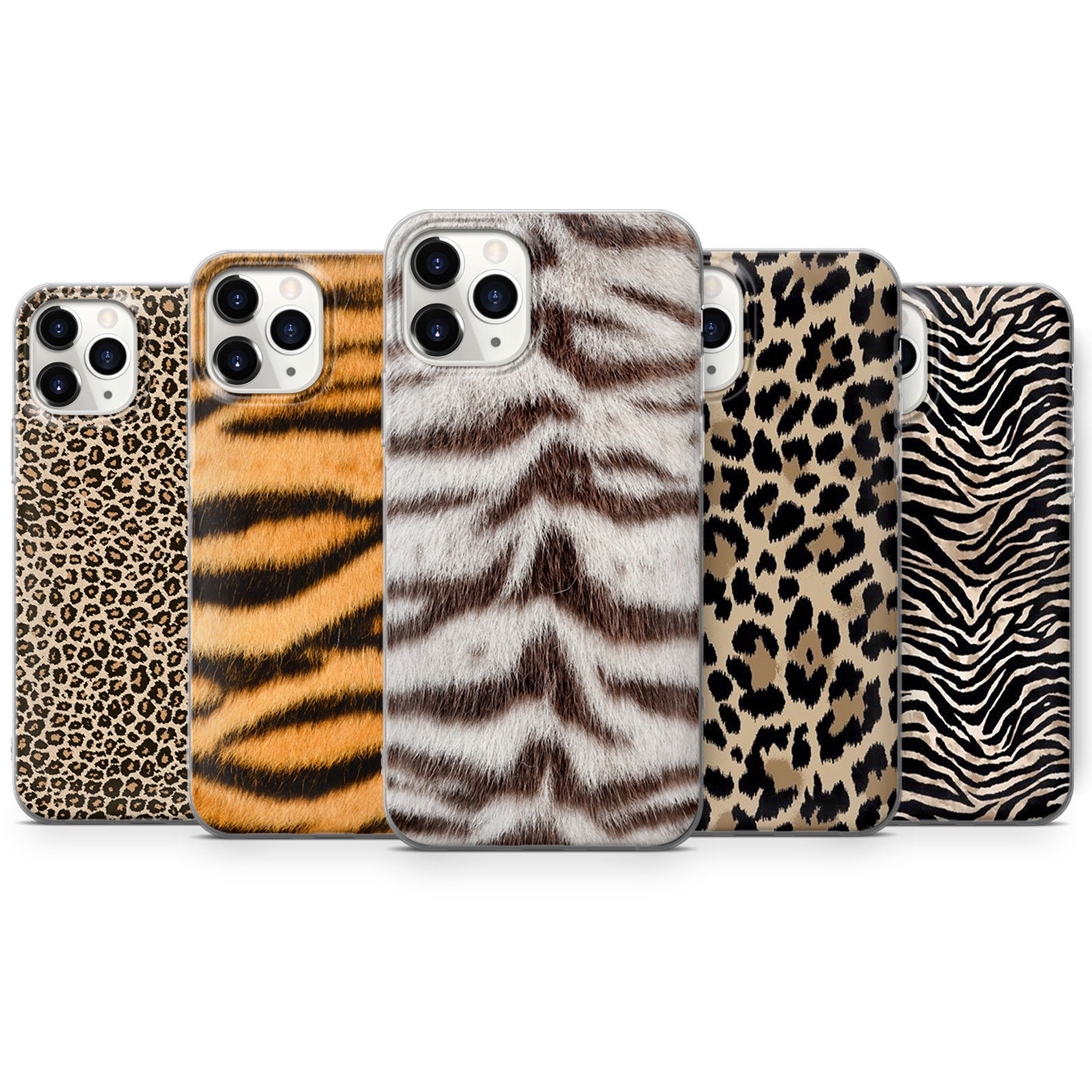 ONEFLOW Wild Cover Für IPhone 16 Pro - Animal Print Hülle, Caramel Tiger Beige, Mit Kameraschutz