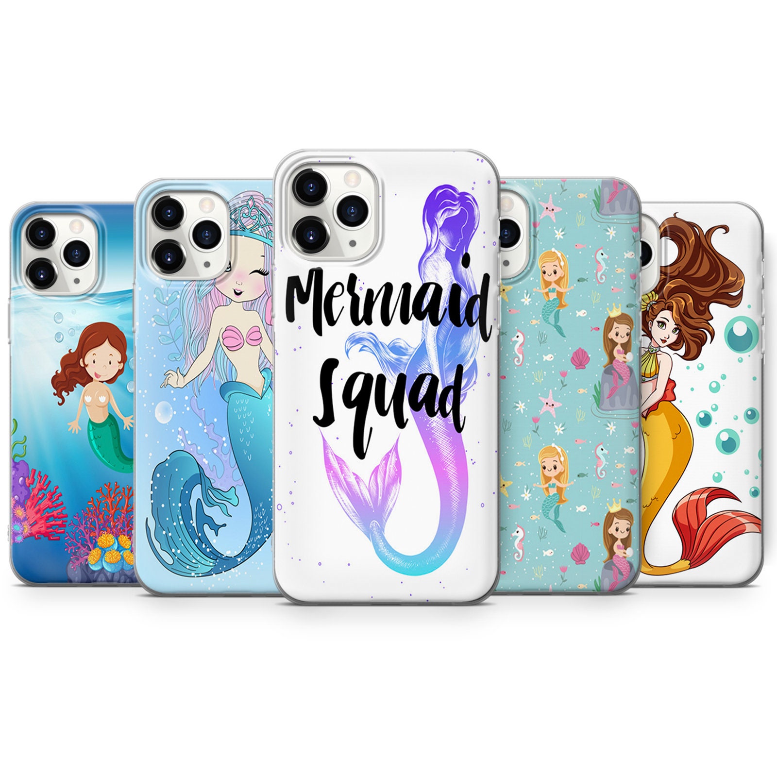 Little Mermaid Design Phone Case Cover for iPhone 16 Pro Max