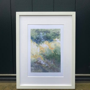 Green Abstract Print- Giclée Print- A4/A5 Sizes- Unframed