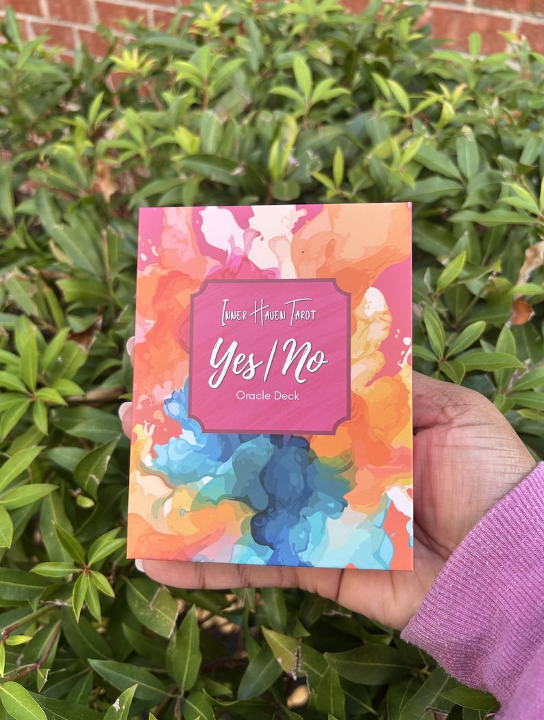 Orange Oracle Card Yes No Oracle Cards - Etsy