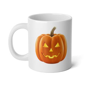 Kubek z dynią na Halloween, kubek z Jack-o-Lantern, kubek na Halloween, uroczy kubek z dynią, kubek na Halloween 20 uncji, kubek z dynią, dekoracja na Halloween, kubek jesienny