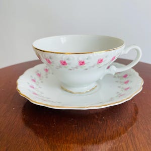 Vintage Lovely Mary Anne tea cup and saucer, Fine china teacup and Saucer, Floral tea cup and saucer, Tea cup set, Cottagecore