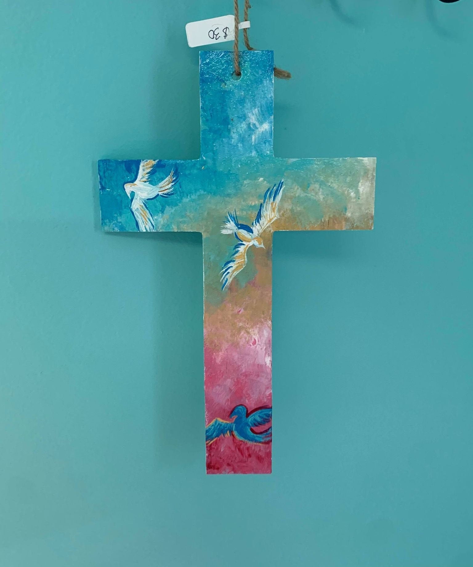 Hand Painted Wooden Crosses, Christian Décor, Religious Art - Etsy
