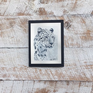 Leopard Original watercolor painting, Explore now