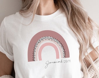 Camisas cristianas inspiradoras para mujeres, camisa espiritual Boho Rainbow, camiseta Jeremiah 29:11 Bible Verse, regalos religiosos para ella