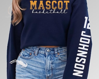 Custom Basketball Shirt, Personalized Basketball Mom Shirt, Game Day Basketball Hoodie, Basketball Dad Sweatshirt, Glitter Basketball Shirts