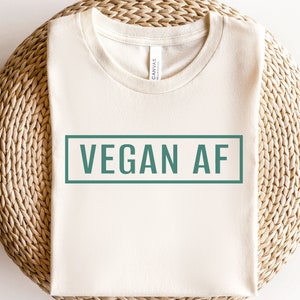 Vegan Shirt, Powered by Plants Vegan Sweatshirt, Plant Based Vegan Hoodie, Vegan Gift Idea, Vegan AF Oversized Sweatshirt, Vegetarian Shirt