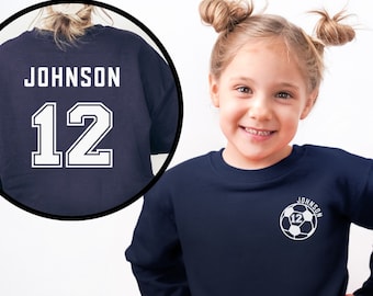 Custom Youth Soccer Shirt, Personalized Soccer Sweatshirt, Kids Soccer Hoodie, Mascot + Name Soccer Shirts, Youth Size Apparel
