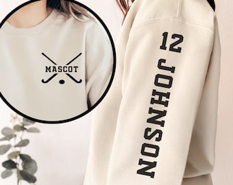 Custom Field Hockey Shirt, Personalized Field Hockey Mom Shirts, Field Hockey Hoodie, Customized Field Hockey Sweatshirt, Field Hockey Tee