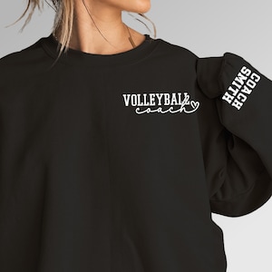 Custom Volleyball Coach Shirt, Volleyball Coach Gifts, Personalized Coach Hoodie, Coach Sweatshirt, Coach Appreciation End of Season Gift