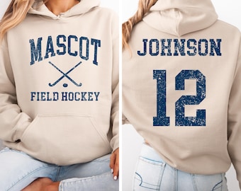 Custom Field Hockey Shirt, Personalized Field Hockey Mom Shirts, Field Hockey Hoodie, Customized Field Hockey Sweatshirt, Field Hockey Tee