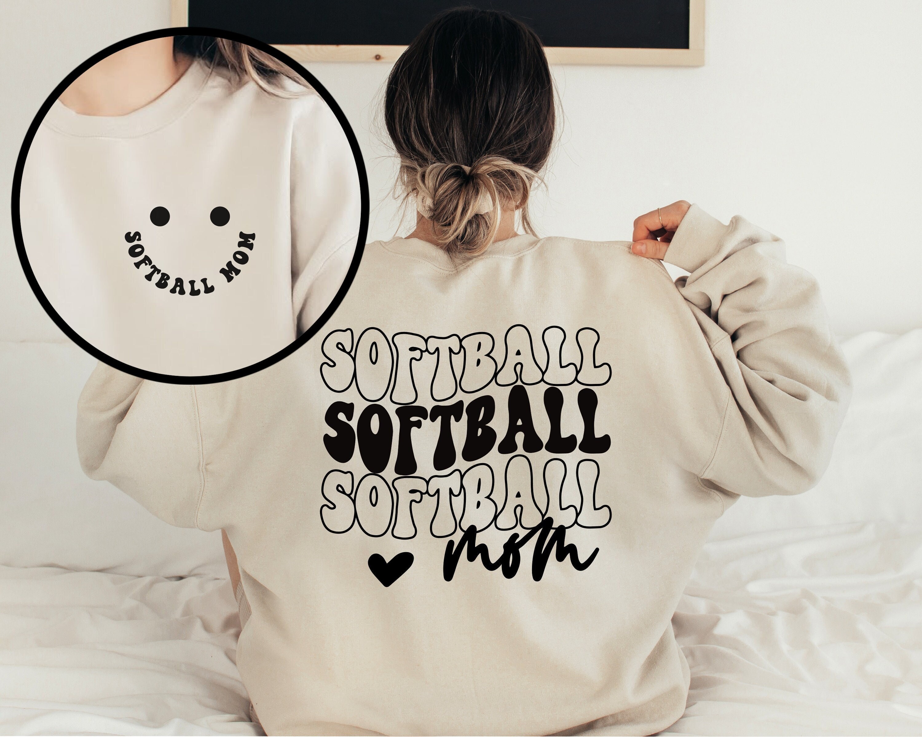Softball Mom T-Shirt - Funny Graphic Tee For Baseball Moms, Cotton Blend, Game Day Shirt - View #2