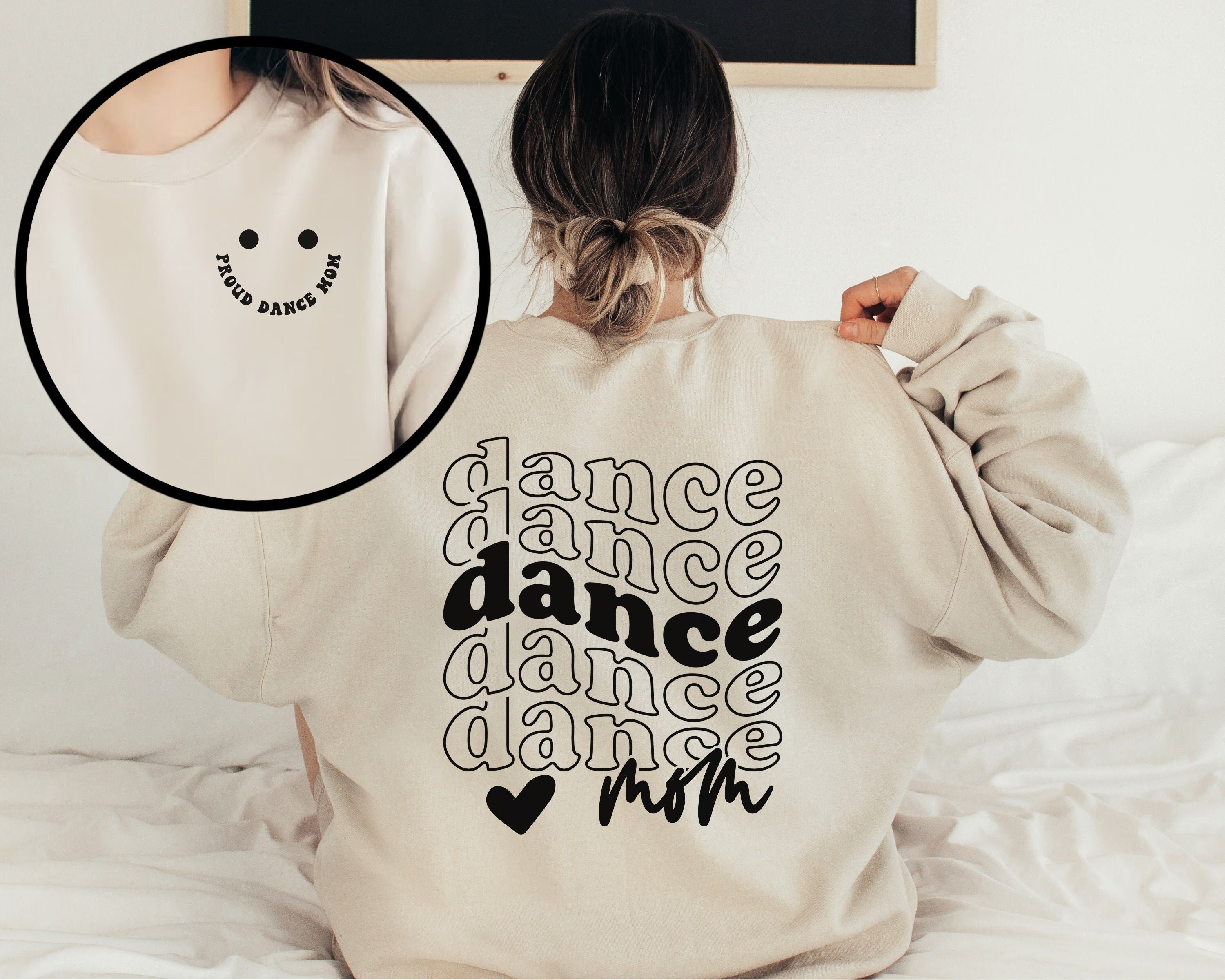 smiley face dancer sweatshirt